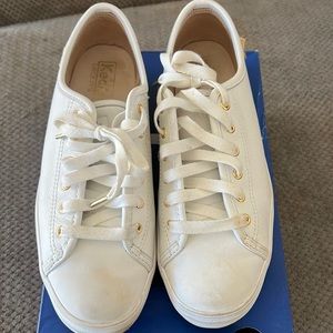 Keds triple kick luxe leather women’s size 6.5